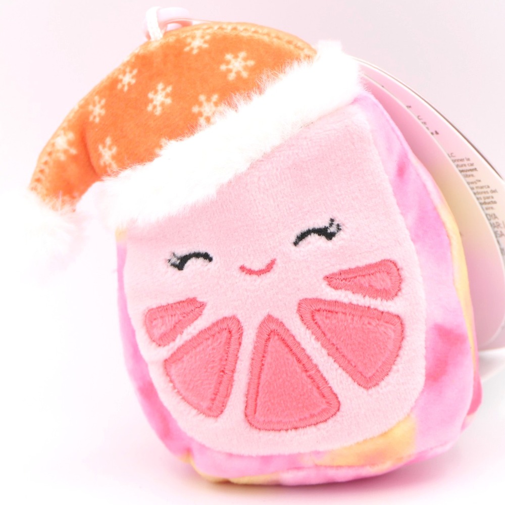 Original‎ Squishmallows Kaldette The Christmas Fruit 3.5" Clip On Plush w/ Tag